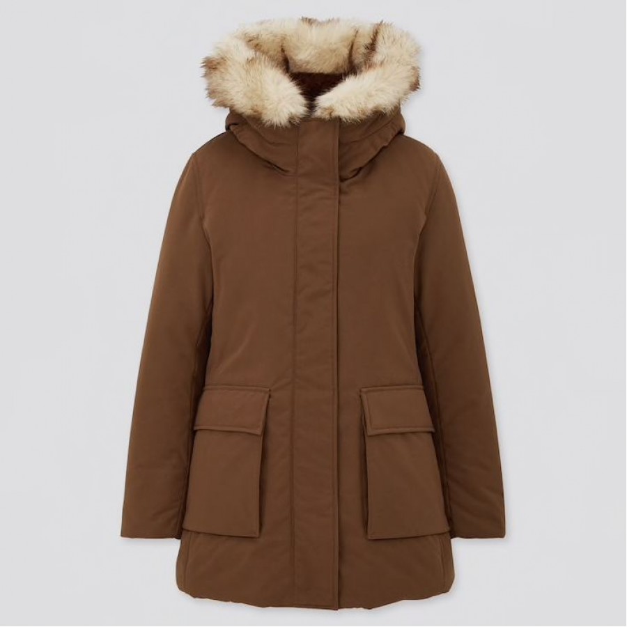 

Парка Uniqlo Ultra Warm Down М темно коричневая 5624