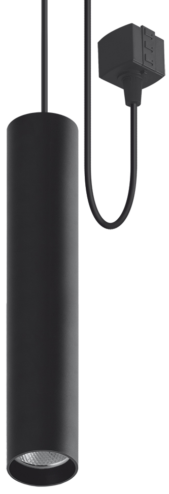 

Подвесной трековый светильник VIDEX 10W 4100K черный (VL-ST-10034B)
