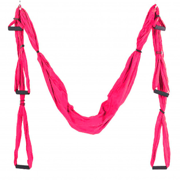 

Гамак для йоги с ручками FI-5323 Antigravity Yoga красный FI-5323 \1