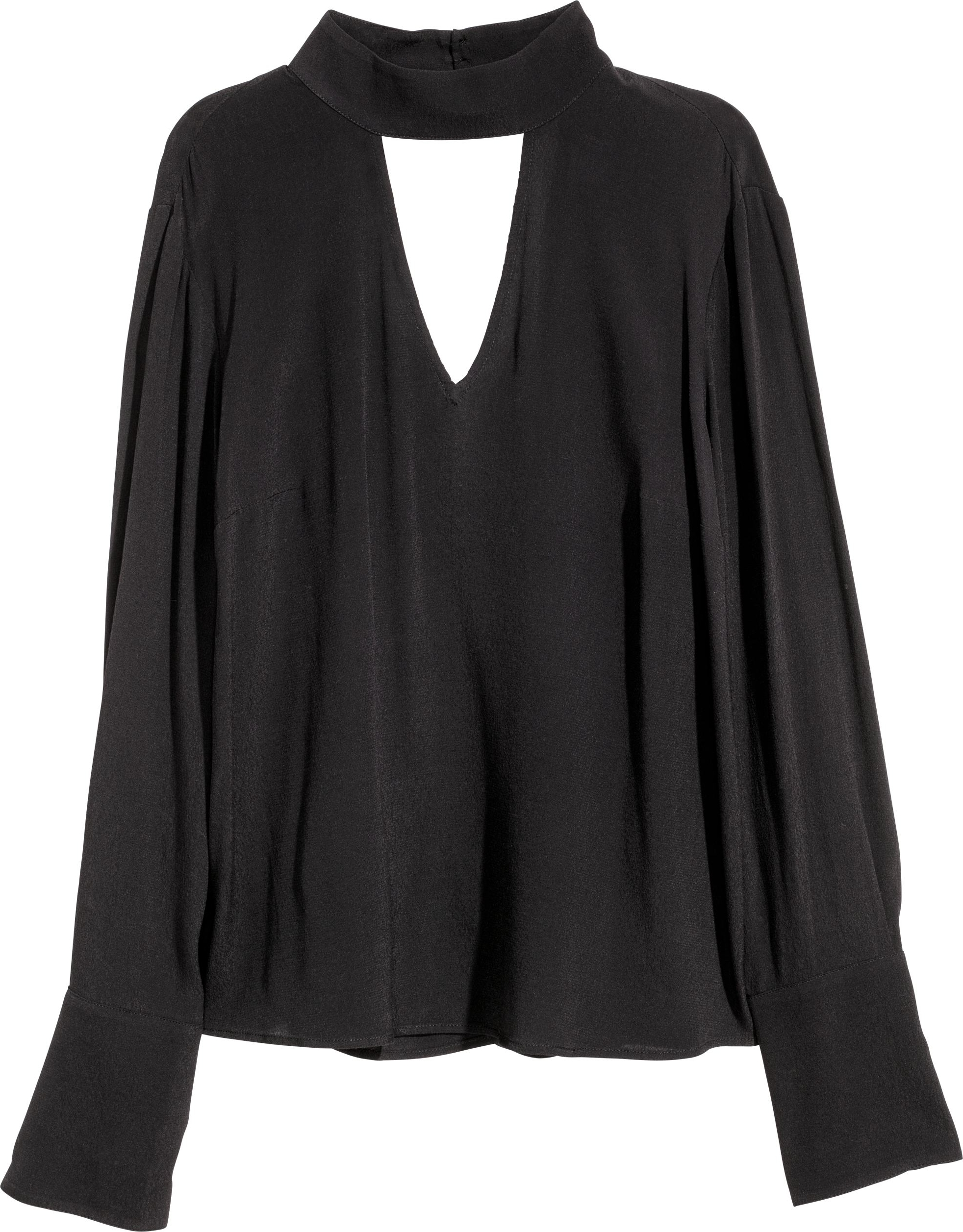 

Блузка H&M KK5635276 34 Черная