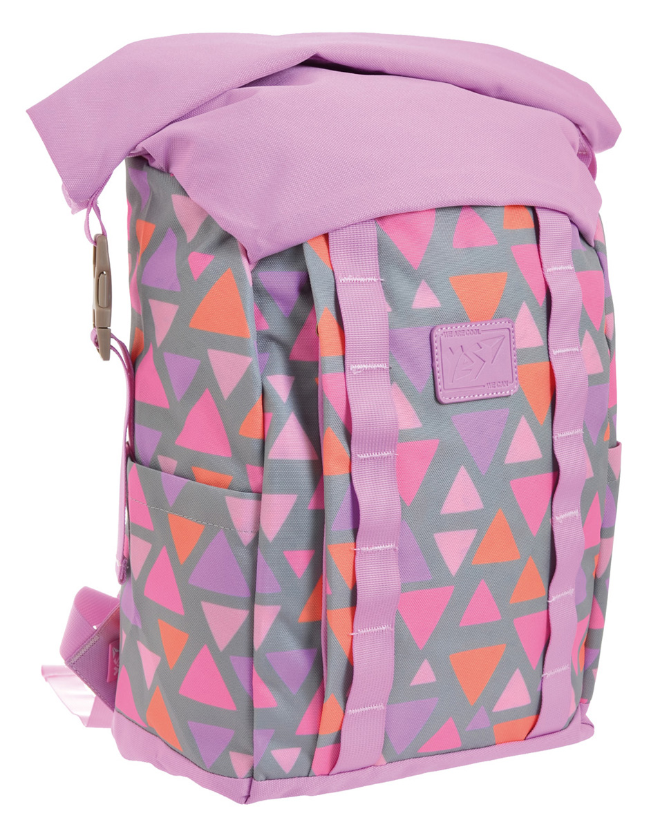 

Рюкзак міський YES Roll-top T-61 "Colorful geometry" (557309)