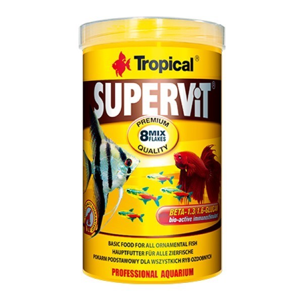 

Корм Tropical SuperVit Basic для аквариумных рыб 500 мл/100 г