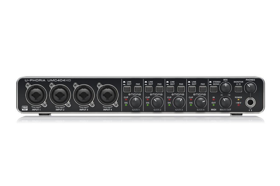 

Аудиокарта Behringer U-Phoria UMC404HD
