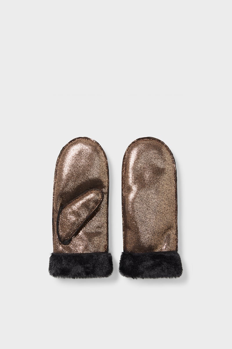 

Варежки C&A L XL черно золотистый 2117915