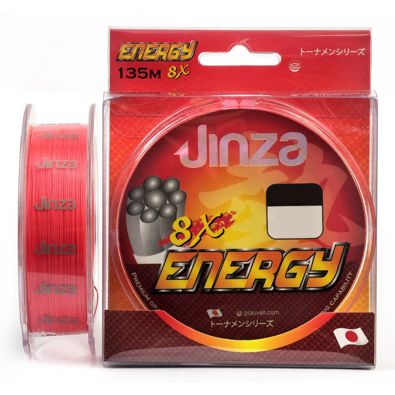 

Плетений шнур Grauvell Jinza Energy 0.12mm 135m(4864712)