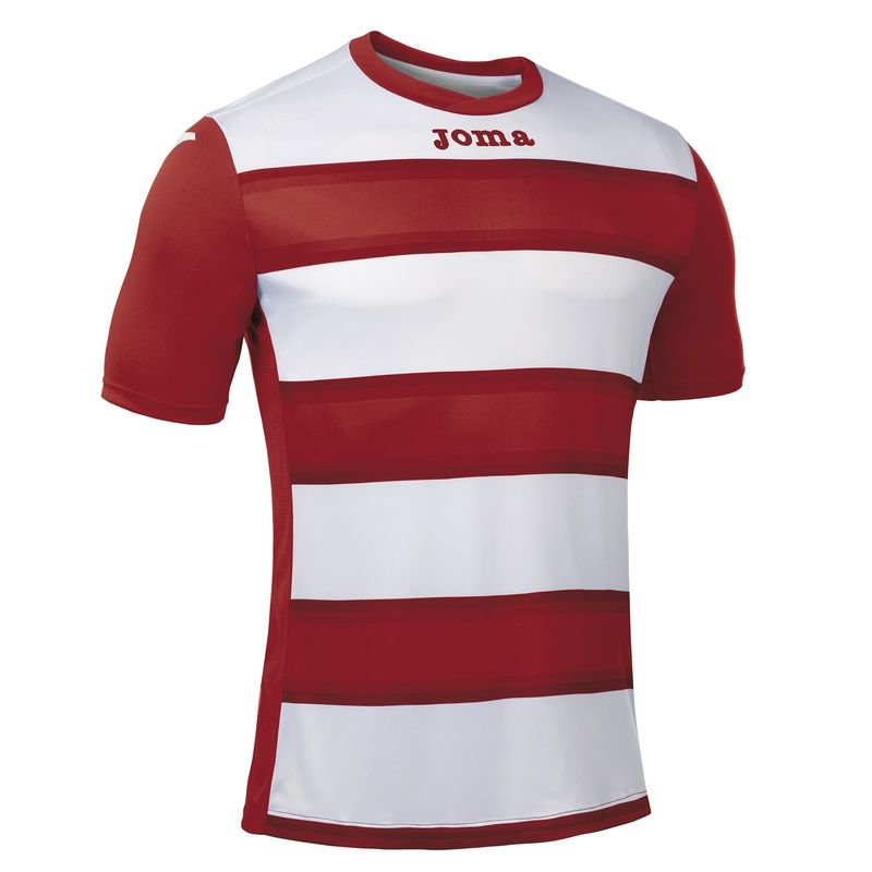 

Футболка Joma EUROPA III красно-белая M 100405.600