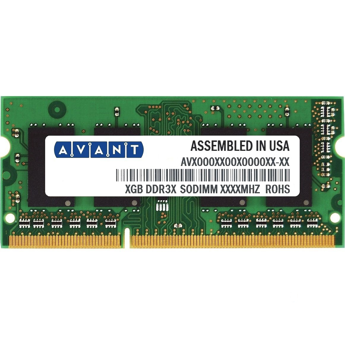Оперативна пам'ять Avant SODIMM DDR3L 4Gb 1600MHz PC3L-12800 (AVH6451U67G1600GE-FP)