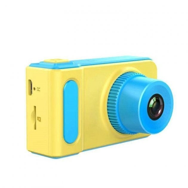 

Детский цифровой фотоаппарат DVR Baby Camera детская камера T1/V7. Желто-голубой