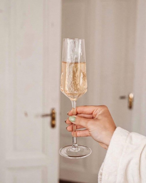 

Набор бокалов для шампанского Happy Like Прозрачная Бирюза 250 мл 4 шт (FD001-1)