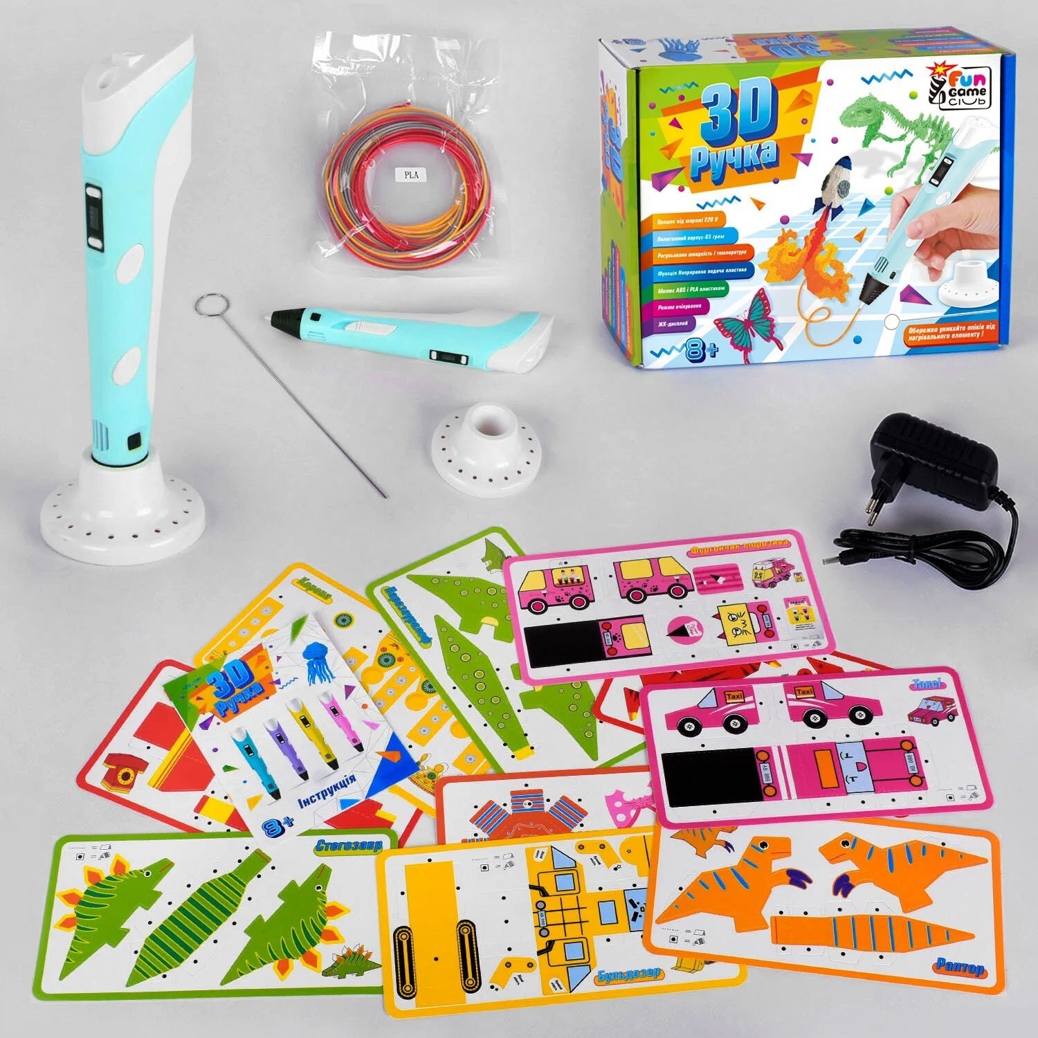 

Ручка 3D 60484 "Fun Game" цвет - Голубой