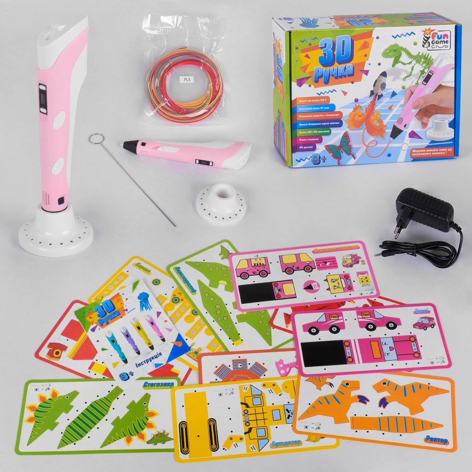 

Ручка 3D 60484 "Fun Game" цвет - Розовый