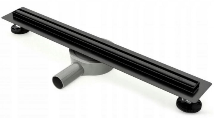 

Трап для душа напольный BW Tech Slim BLACK 800 мм под плитку 4.9х80х2.5 см