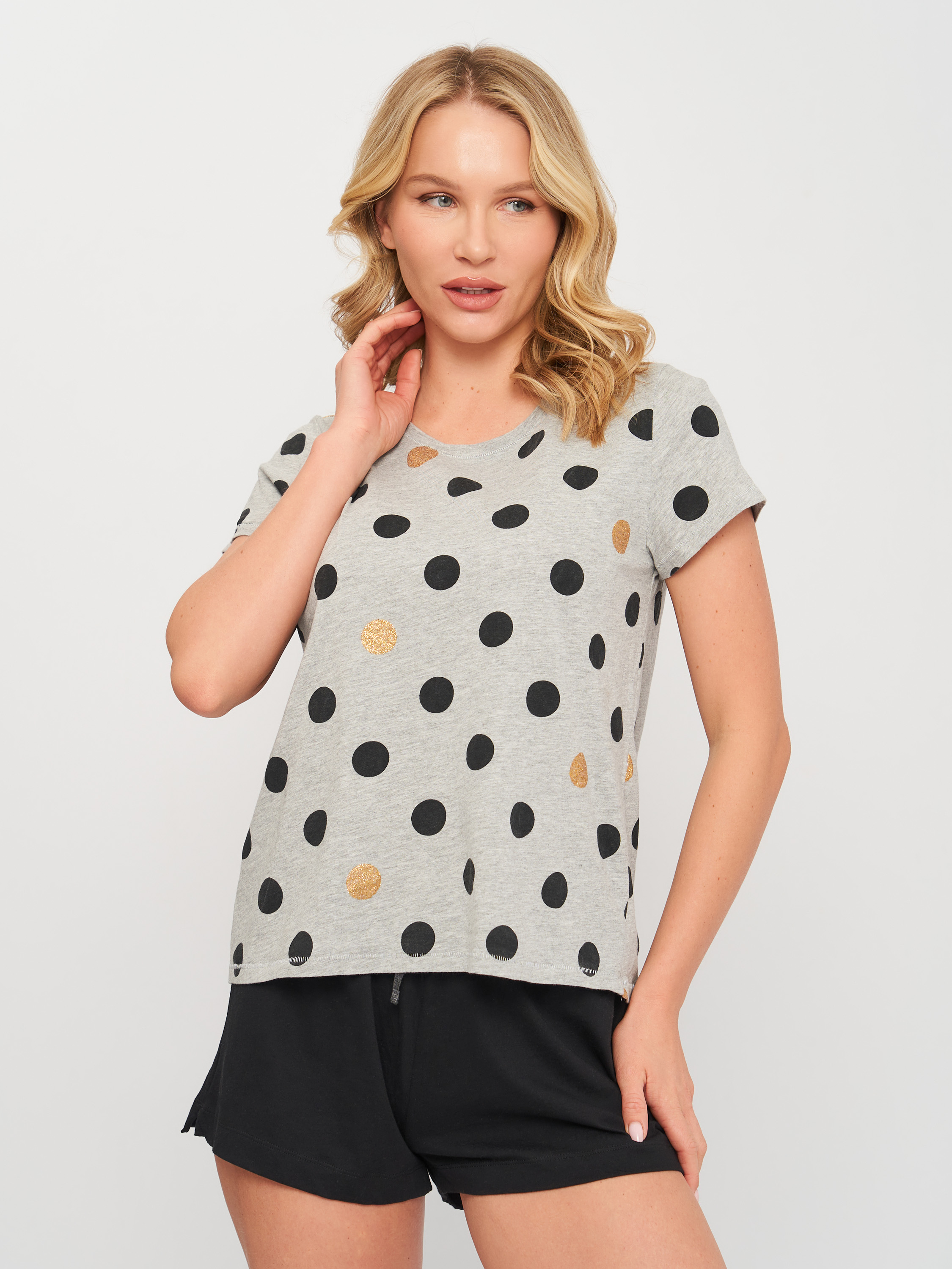 

Футболка пижамная H&M 604655 M Серая