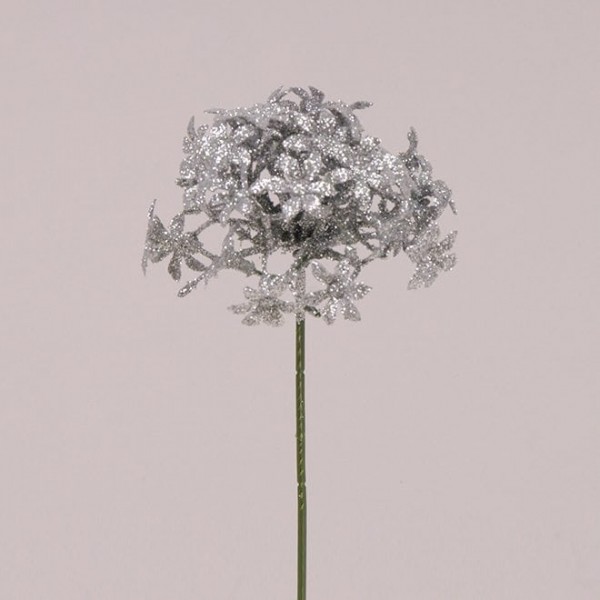 

Веточка новогодняя серебряная 12шт/уп Flora 75745 (NAT09716)