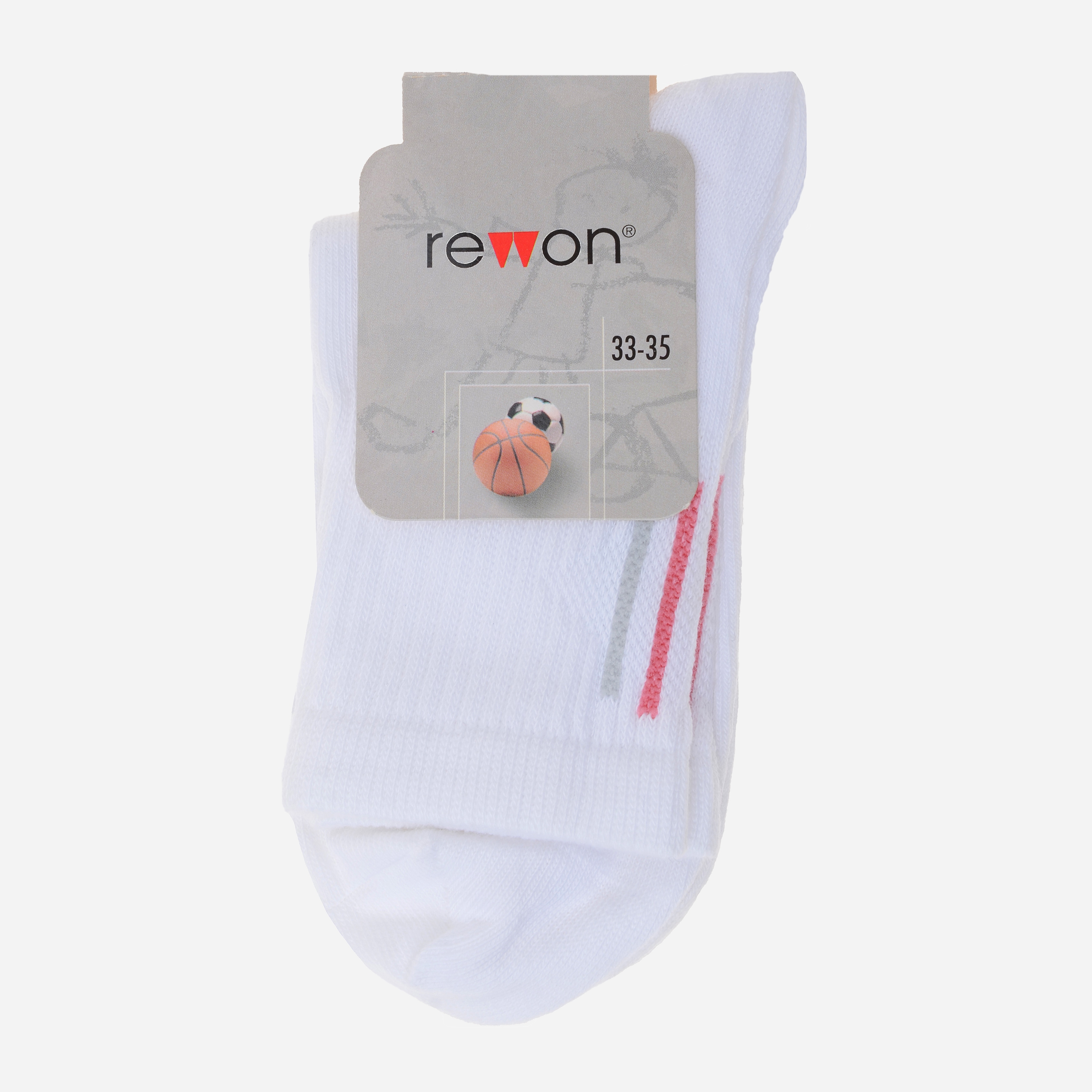 

Носки Rewon 109002 G - 1 25-26 р Белые