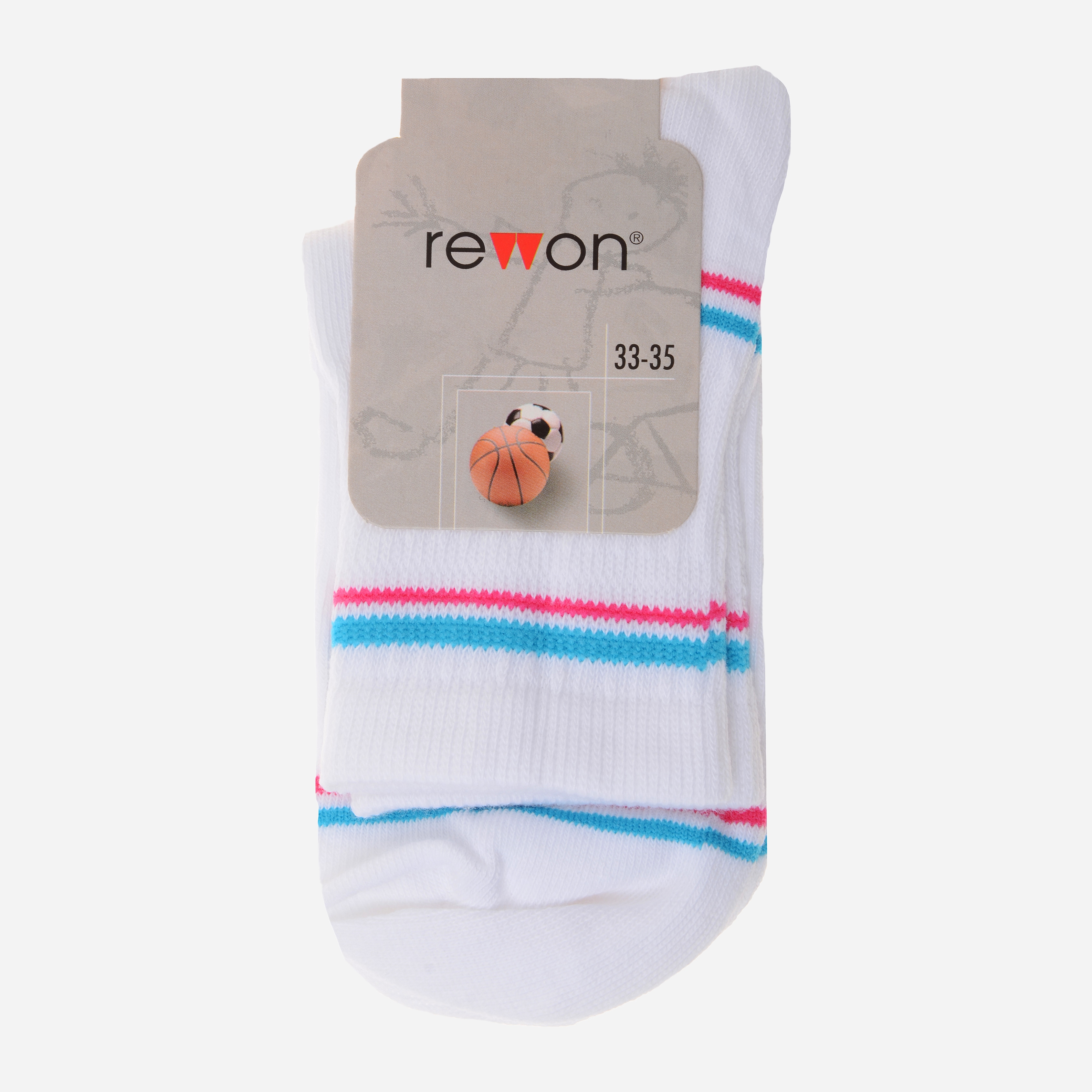

Носки Rewon 109002 G - 4 25-26 р Белые