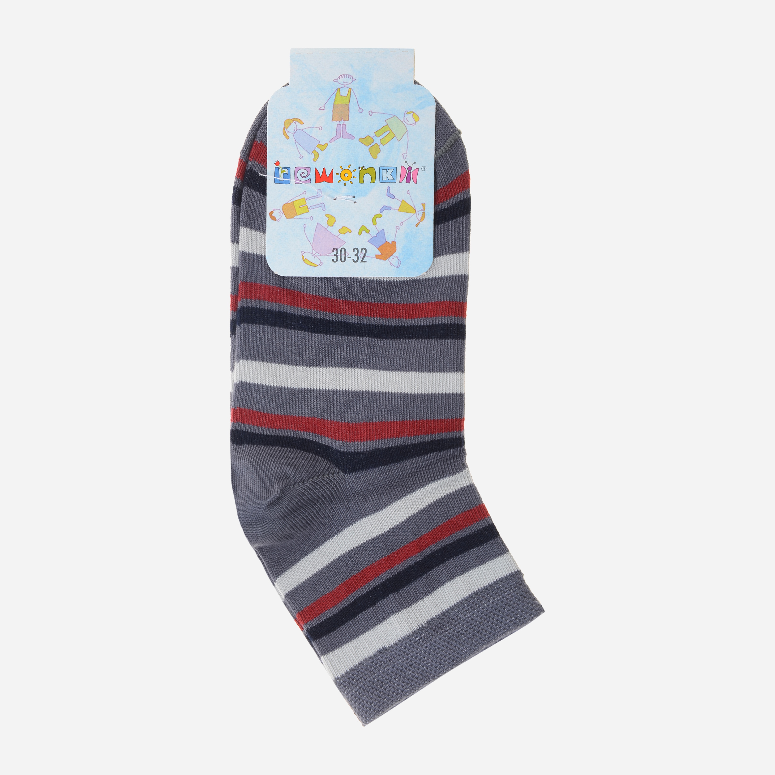 

Носки Rewon 138013 - 9 - р Серые с красным, Носки Rewon 138013 - 9 19-20 р Серые с красным