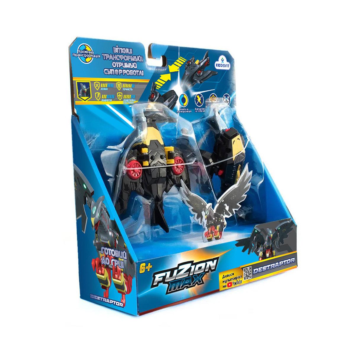 

Игровой набор самолетов-трансформеров FUZION MAX - Дестраптор (54006)