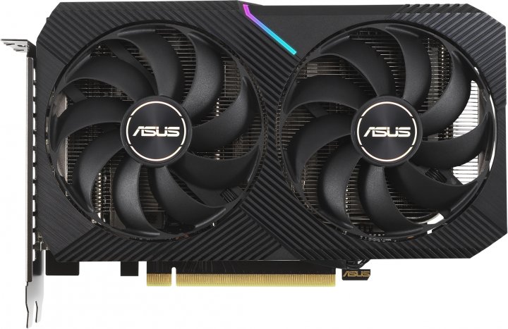 

Видеокарта ASUS RTX 3060 Ti, 256b (DUAL-RTX3060TI-O8G-MINI-V2) (F00252135)
