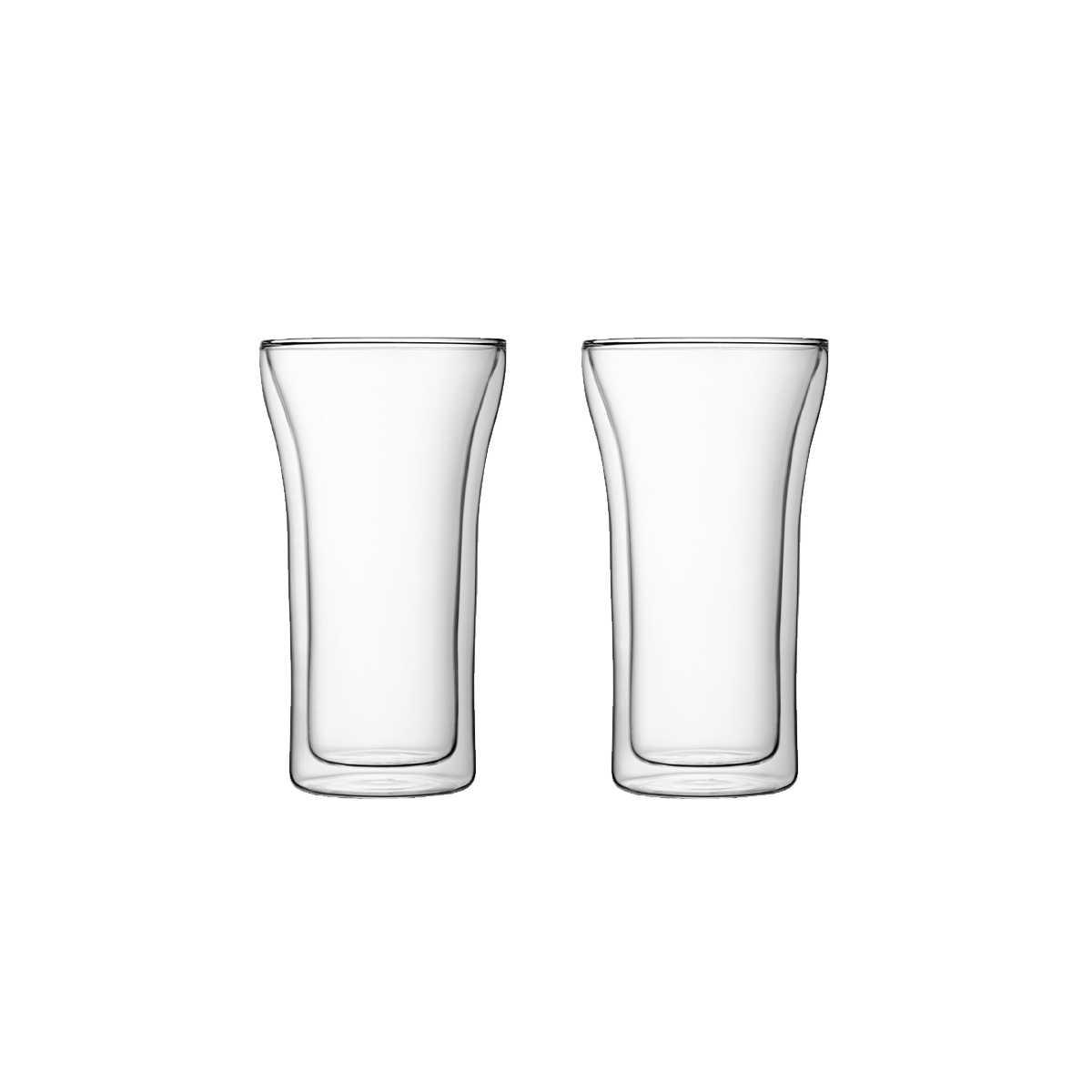 

Набор термостаканов BODUM Assam 0,4 л 2 шт прозрачные (4547-10)