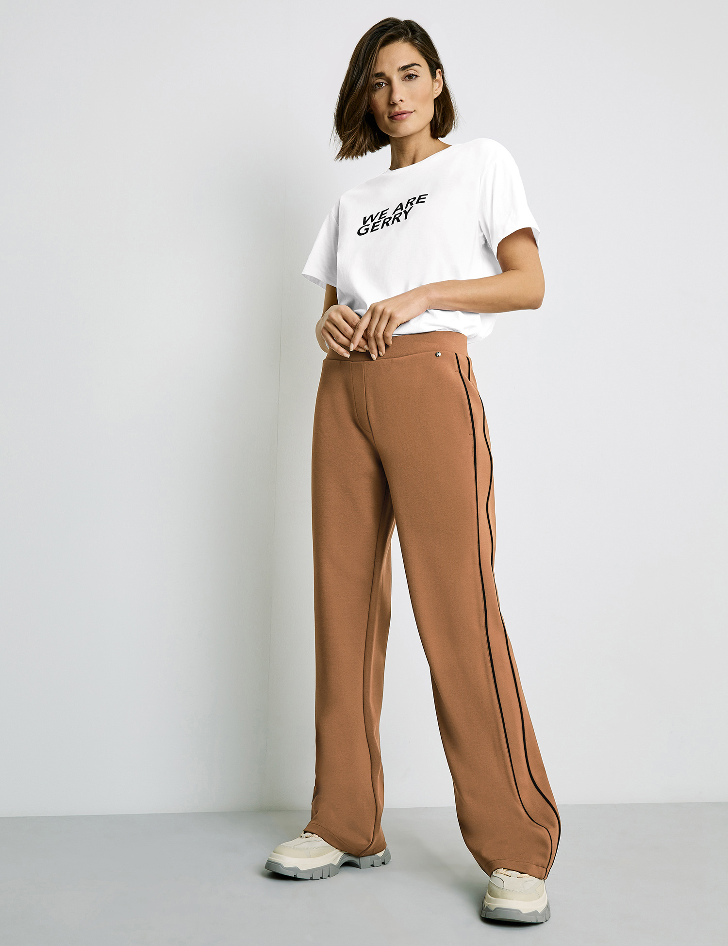 

Брюки Gerry Weber  Коричневые 522161.66311, Брюки Gerry Weber 44 Коричневые 522161.66311