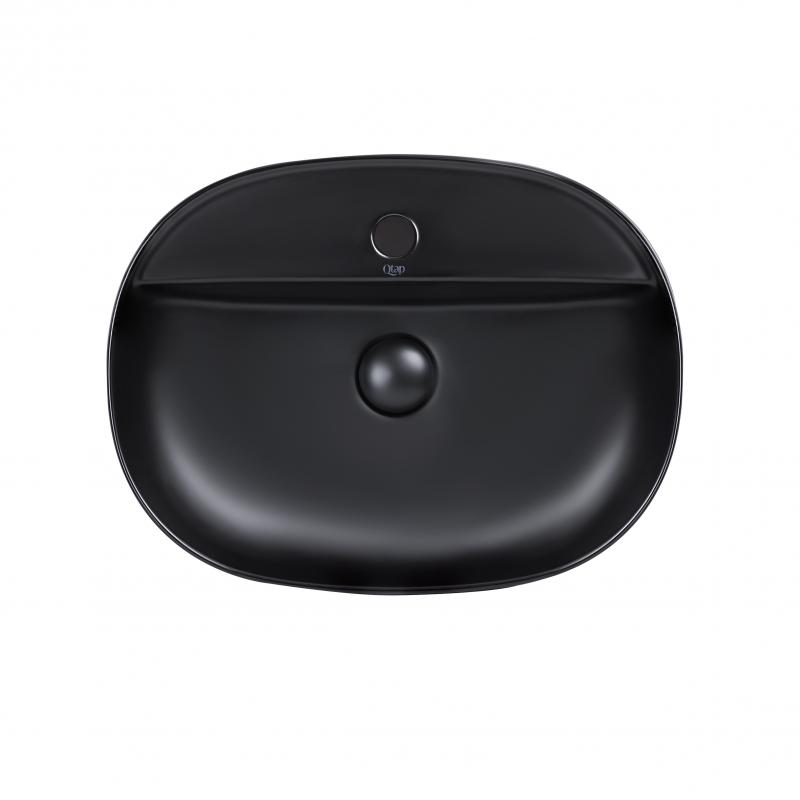

Раковина подвесная моноблок Qtap Scorpio MATT BLACK QT142202MBMB