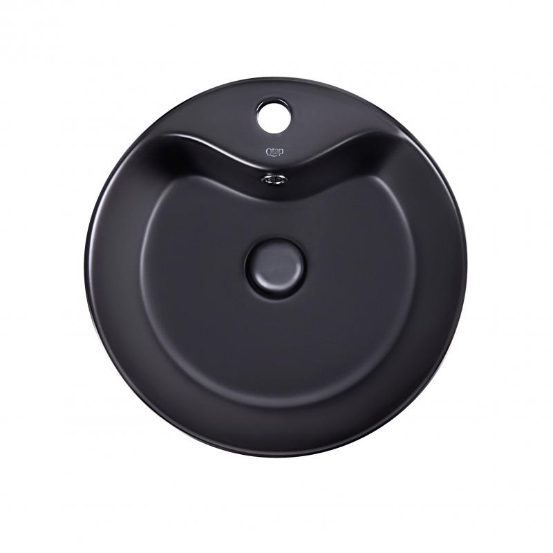 

Раковина подвесная моноблок Qtap Scorpio MATT BLACK QT14113018BMBMB