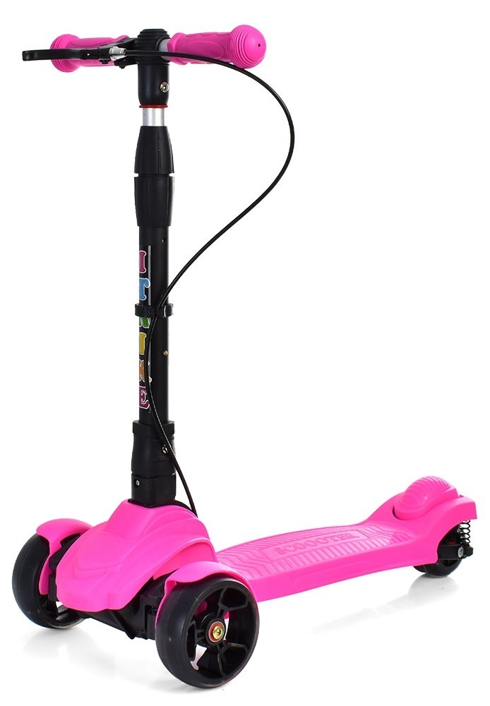 

Самокат Scooter MAXI JR3-060-40-P Black-Pink (JR3-060-40)