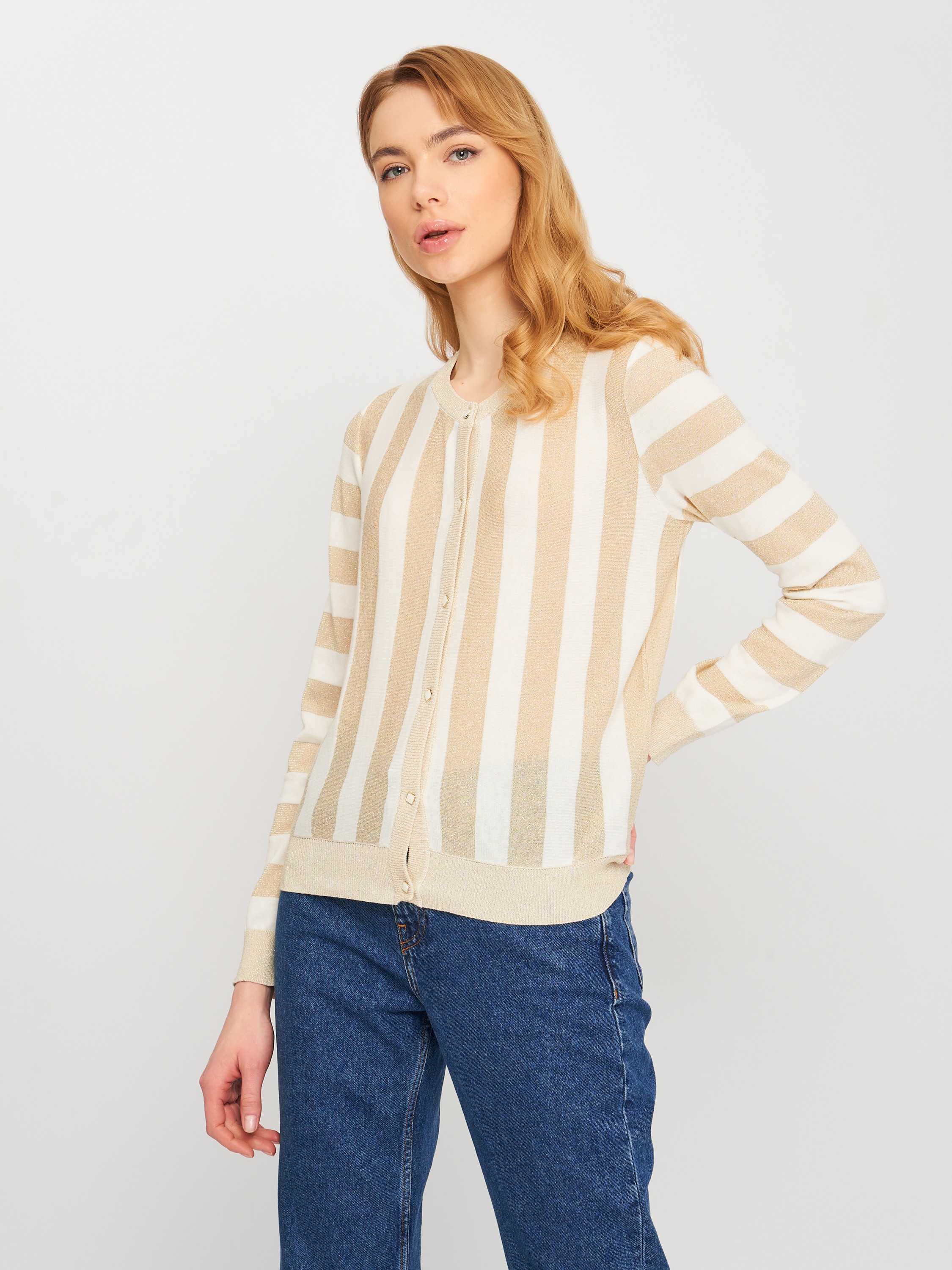 

Кардиган Numph XAZ253529ERTP  Бежевый с золотистым, Кардиган Numph XAZ253529ERTP L Бежевый с золотистым