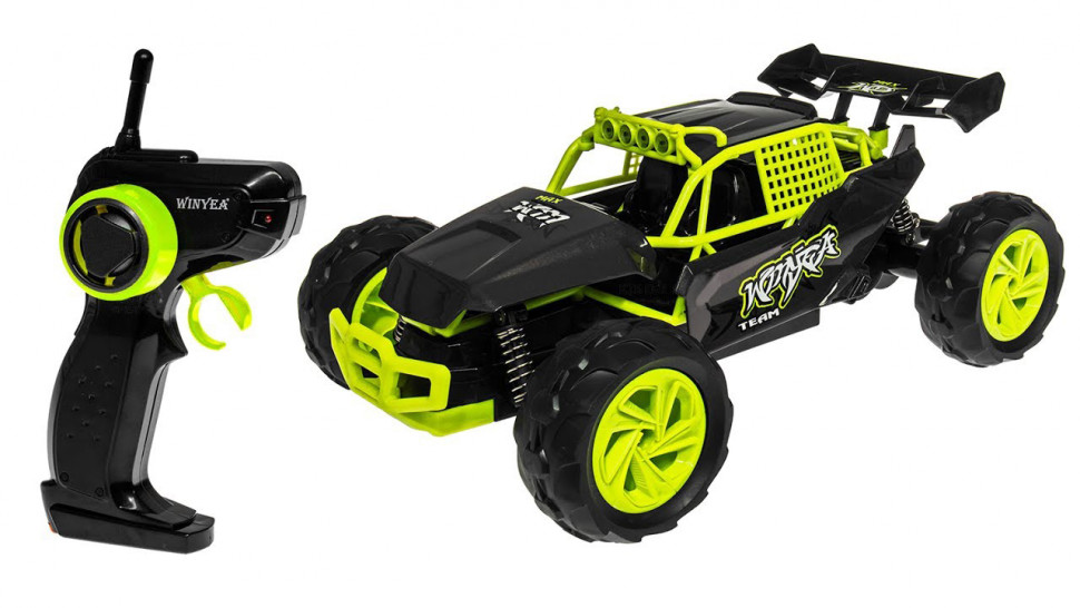 

Багги аккум на пульте управления W3679 типа "Hot Wheels" (Зелёный)