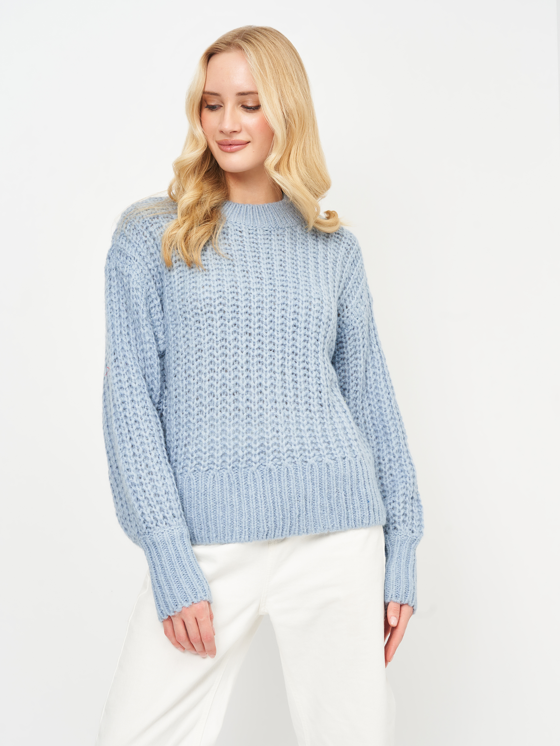 

Джемпер Moss Copenhagen XAZ274921OBPS / Голубой, Джемпер Moss Copenhagen XAZ274921OBPS XS/S Голубой