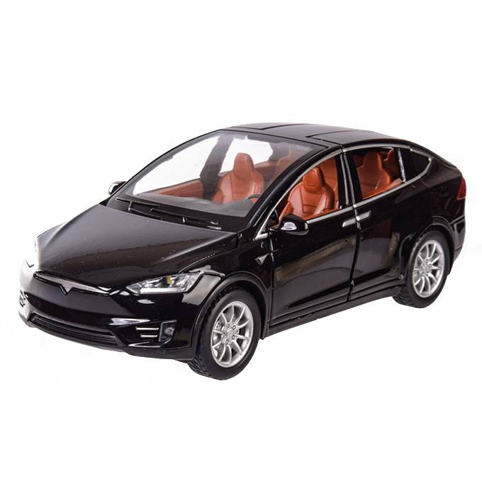 

Машинка инерционная Tesla ModelХ Автопром масштаб 1:22 черная 21см A-7574A-B