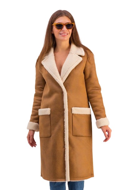 

Дубленка женская Emass Дара длинная коричнево-белая, Дубленка женская Emass Дара длинная коричнево-белая 44