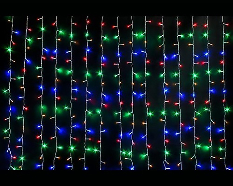 

Светодиодная гирлянда Xmas Водопад 7272 360LED M-3 3x2 м Мультицветная (gr_015159)