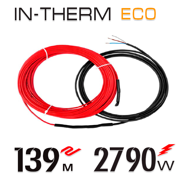 

Нагревательный кабель In-Therm ECO 20 Вт - 139 м