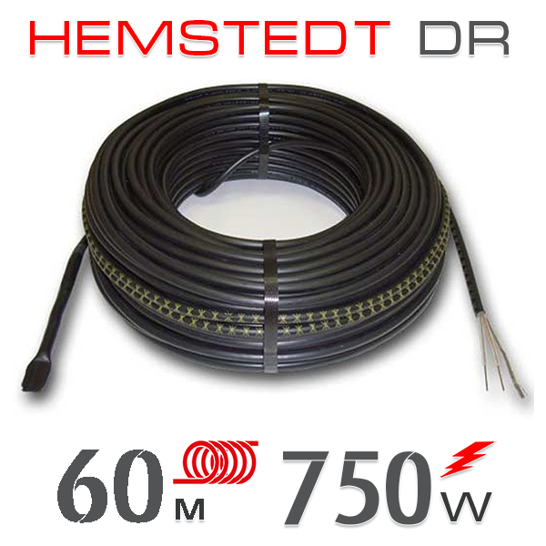 

Нагревательный кабель Hemstedt DR 12,5 Вт - 60 м