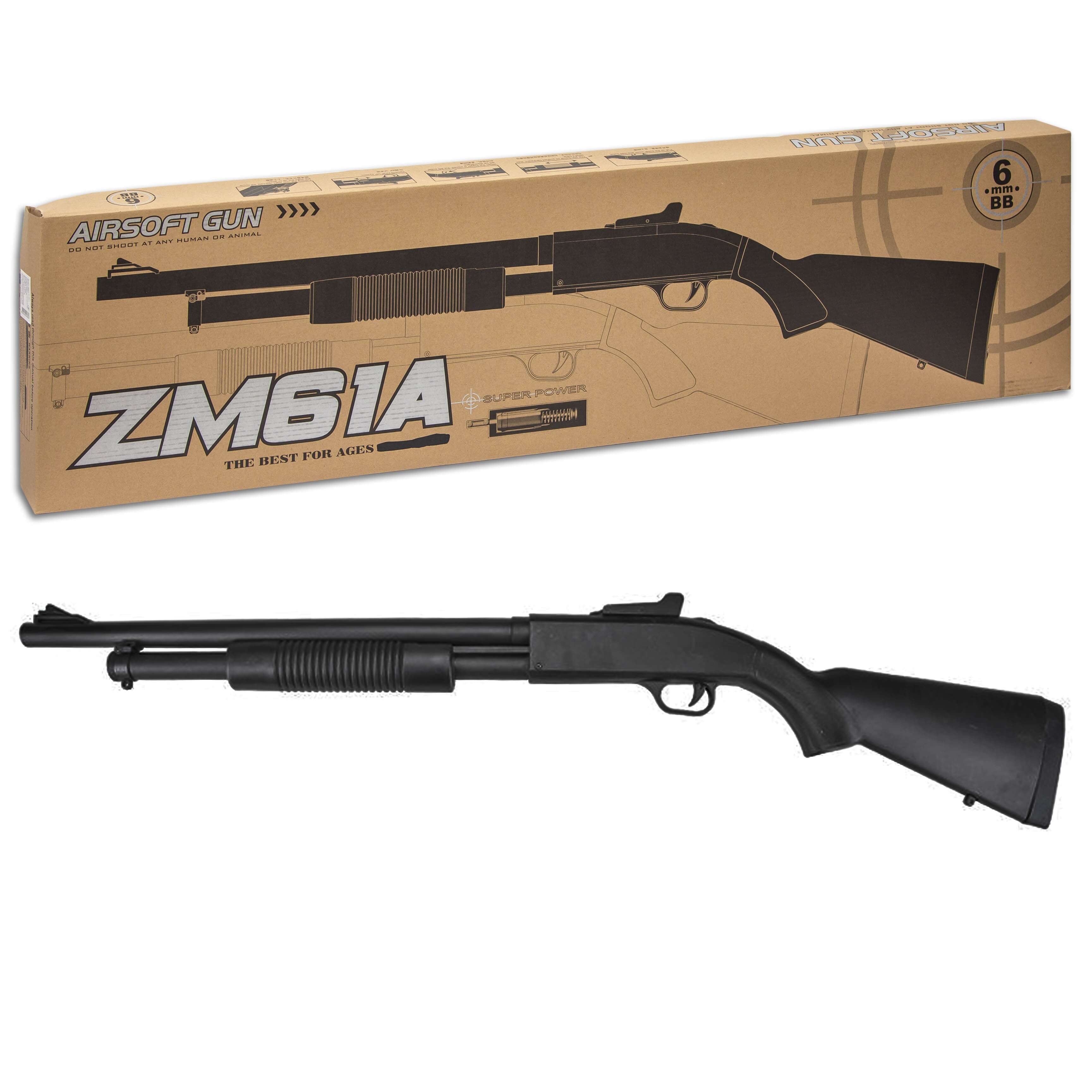 

Рушниця Cyma металева з кульками (ZM61A)