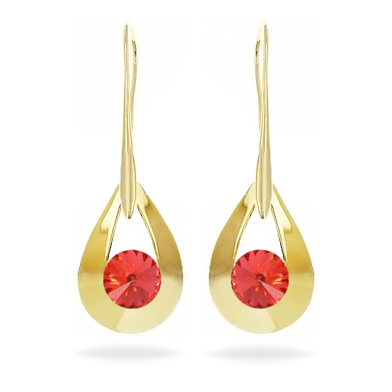 

Серьги KOBI LOREN 8 мм со Swarovski модели 7740-1166-15-35