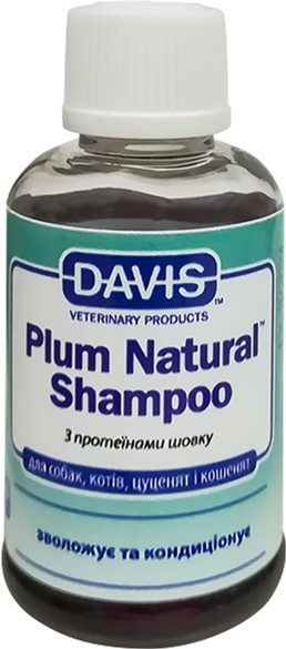 Шампунь Davis Plum Natural с протеинами шелка для собак, котов ...