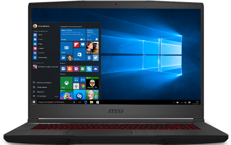 

Ноутбук MSI GF65 Thin 10UE (GF6510UE-047US) Black