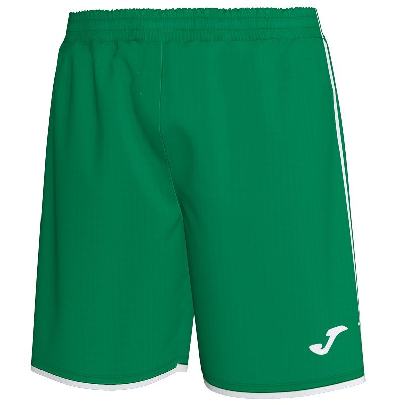 

Шорты футбольные Joma LIGA зелено-белые XL 101324.452