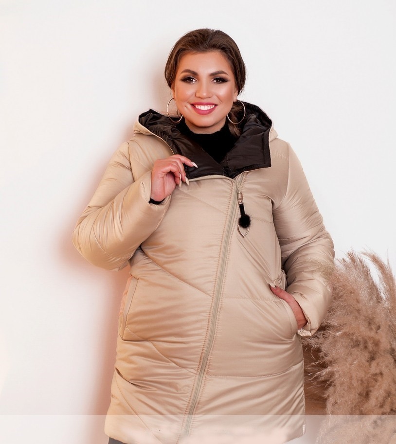 

Куртка Minova 4717  Бежевая, Куртка Minova 4717 50 Бежевая