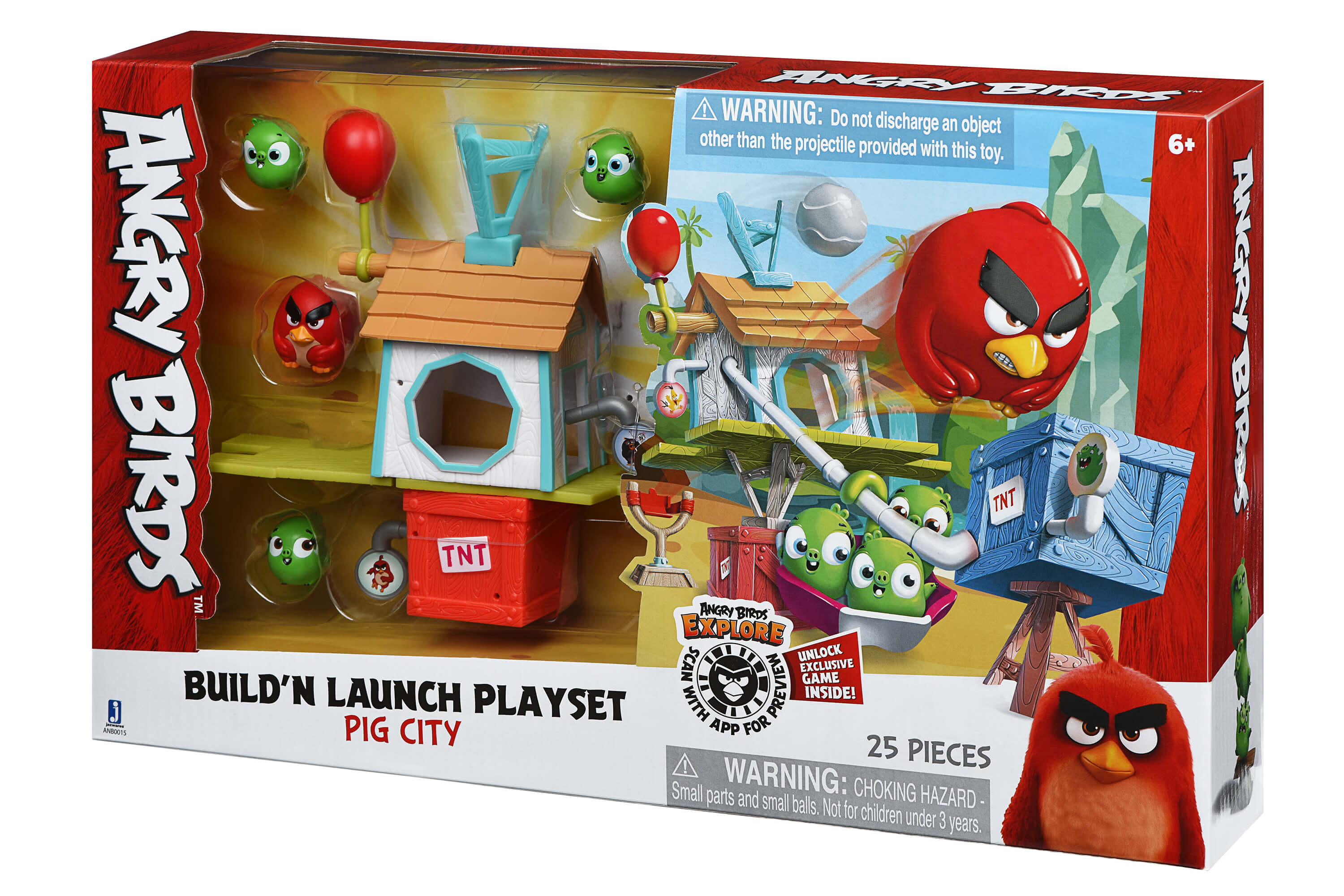 

Ігровий набір Jazwares Angry Birds ANB Medium Playset Pig City Build 'n Launch Playset (ANB0015)