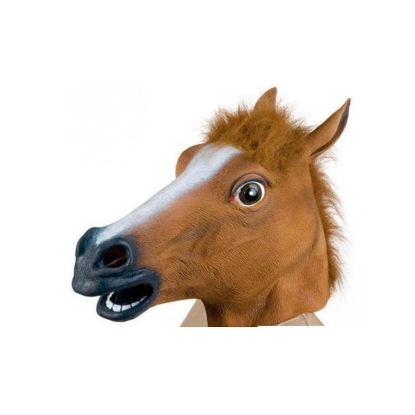 

Голова лошади Funny Horse маска коня для праздника 40 х 28 х 28 см