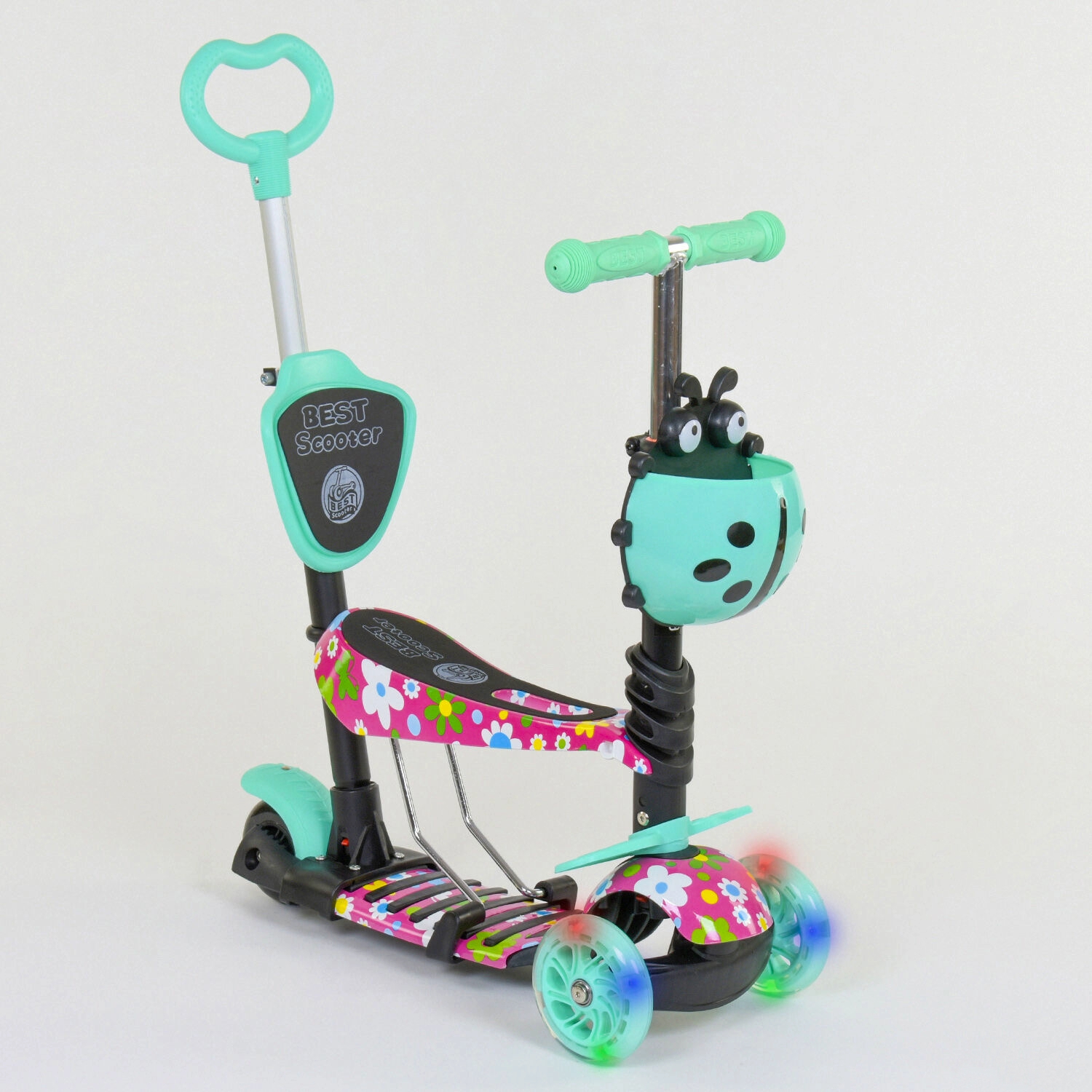 

Самокат Best Scooter 5в1 43702 Абстракция