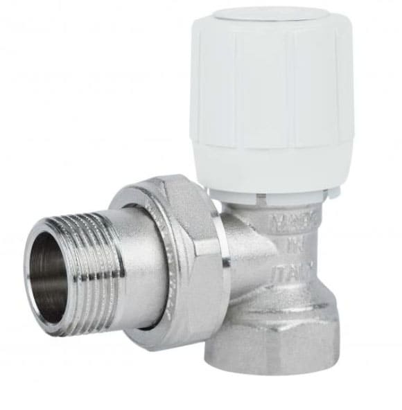 

Кран радиаторный Icma №974 3/4" 28х1,5 с антипротечкой угловой (82974AE06)