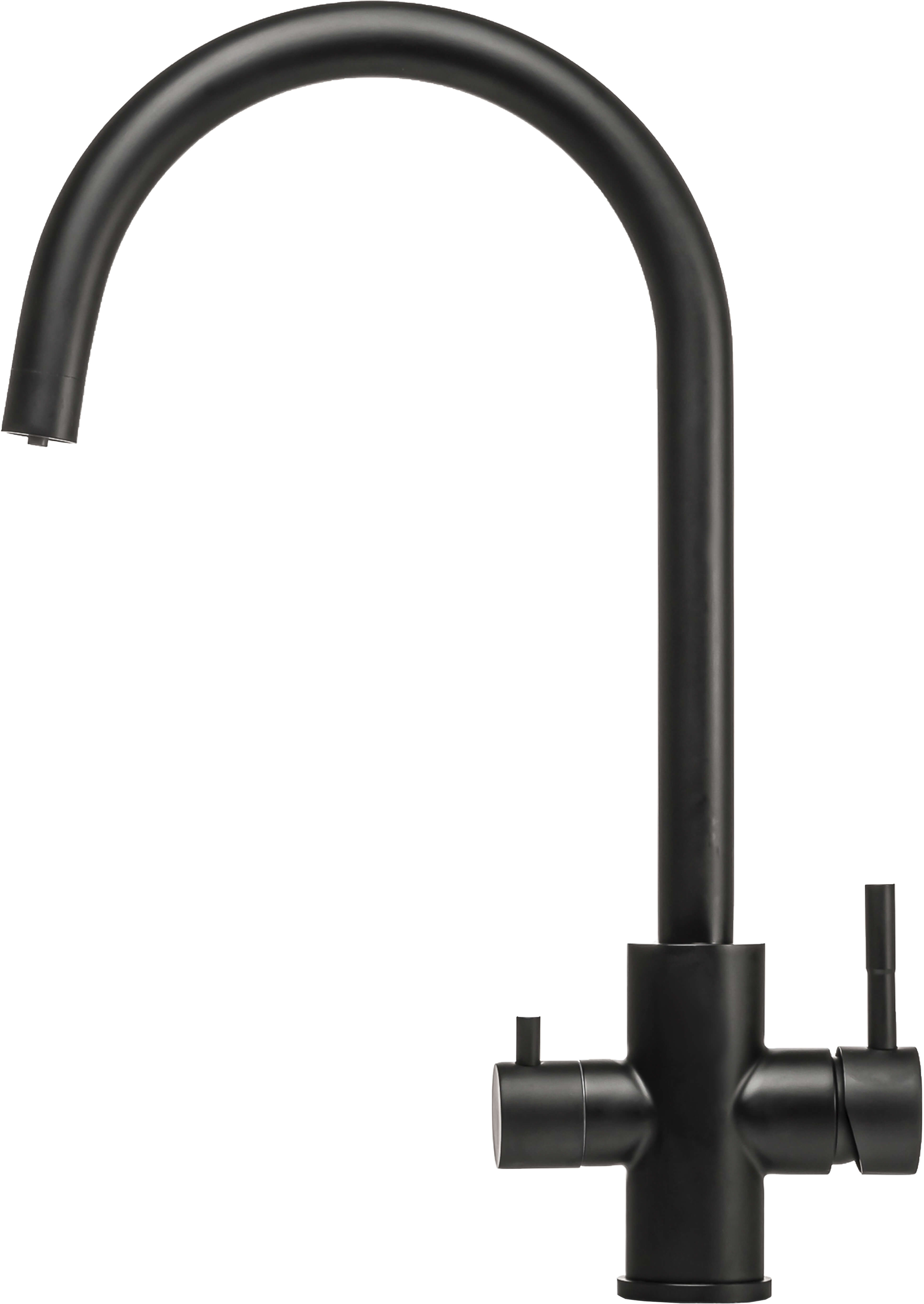 

Смеситель кухонный с подключением к фильтру GLOBUS LUX Alpen SUS-0333-BB