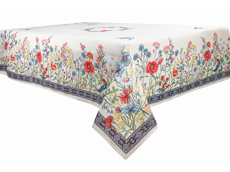 

Скатерть гобелен Elen Chamomille 732-174, 140х320 см