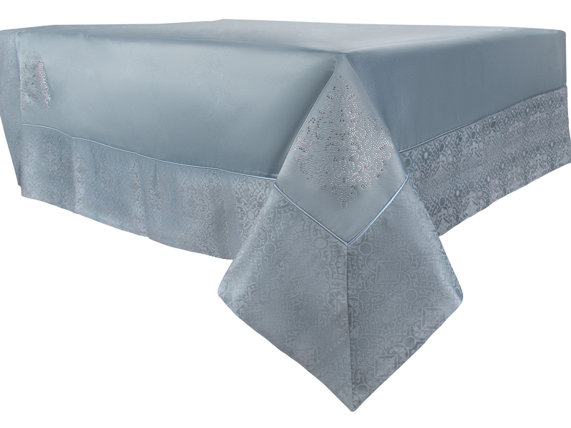 

Скатерть Elen Plain 716-151, 160х250 см, со стразами