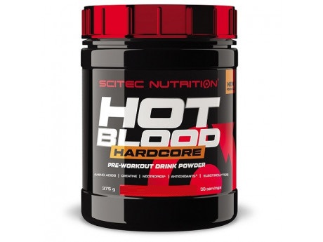 

Предтренировочный комплекс Hot Blood Hardcore Scitec Nutrition, 375 грамм Гуарана (296541)